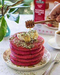 Roza veganske palačinke 