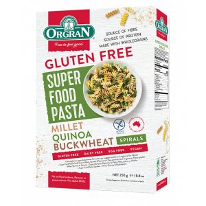 SuperTrio testenine: proso, kvinoja in ajda, svedri