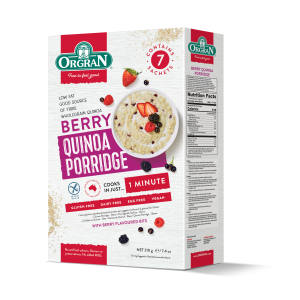Kvinojina kaša z gozdnimi sadeži