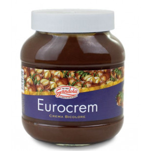 Čokoladni dvobarvni namaz Eurocrem