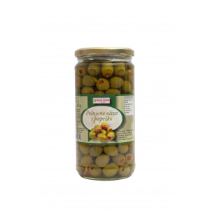 Polnjene zelene olive