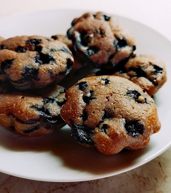 Muffini z borovnicami in ingverjem