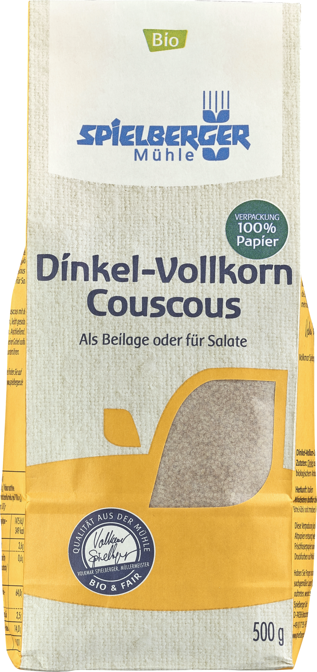 Polnozrnati pirin kus kus