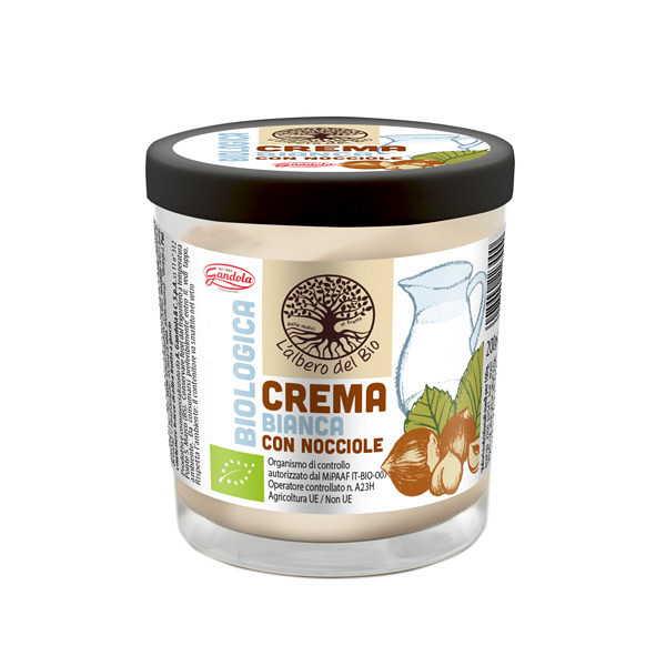 Kremni namaz iz bele čokolade, z lešniki