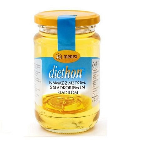 Namaz z medom, s sladkorjem in sladilom Diethon