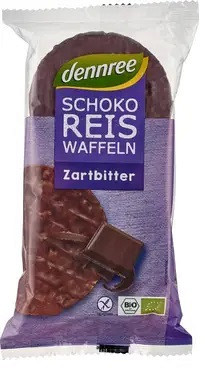 Riževi vaflji s temno čokolado