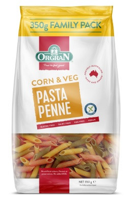 Koruzne testenine z zelenjavo, peresniki