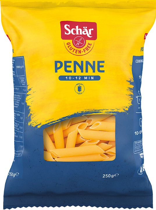 Testenine iz riža in koruze, peresniki Penne