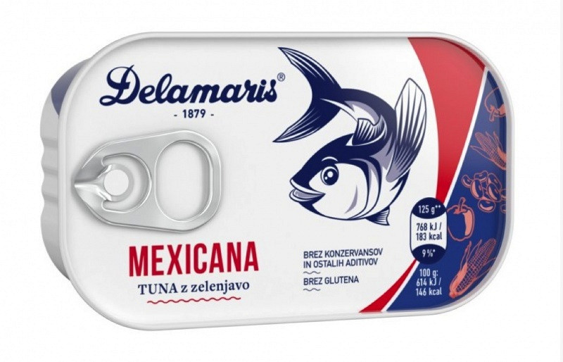 Tuna z zelenjavo Mexicana