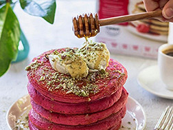 Roza veganske palačinke 